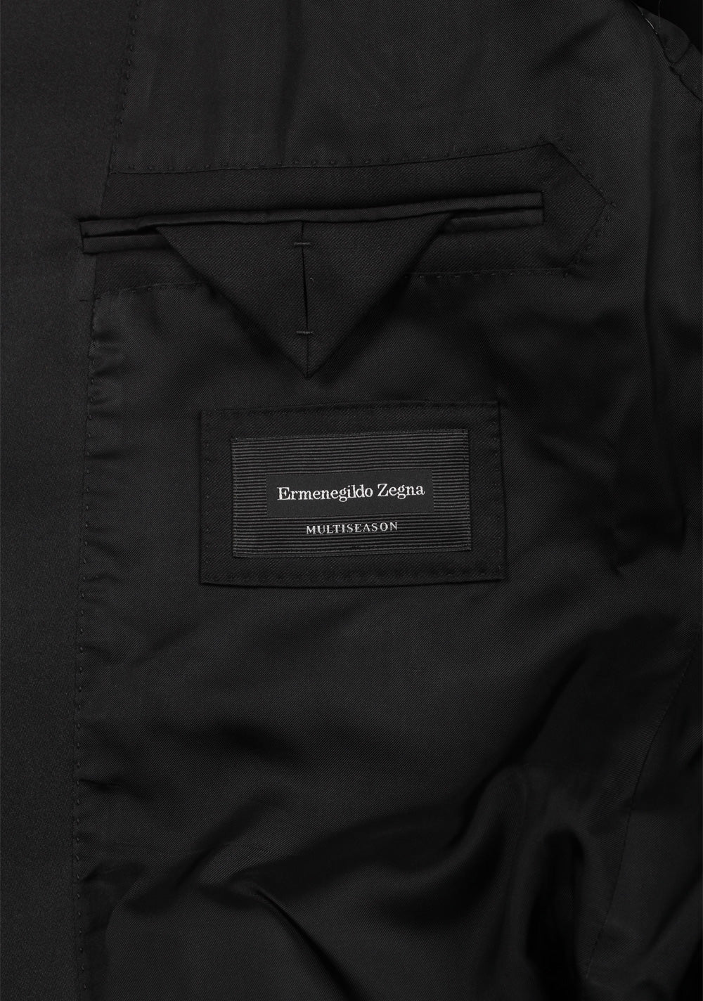 ZEGNA Black Milano Multiseason Tuxedo Suit Size 58 / 48R U.S.