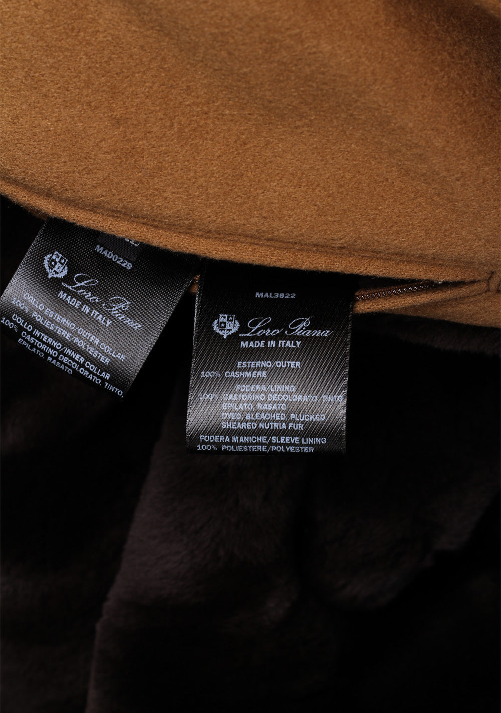 Loro Piana Beige Cashmere  Fur Lined Overcoat Size XXXL / 58 / 48R U.S.