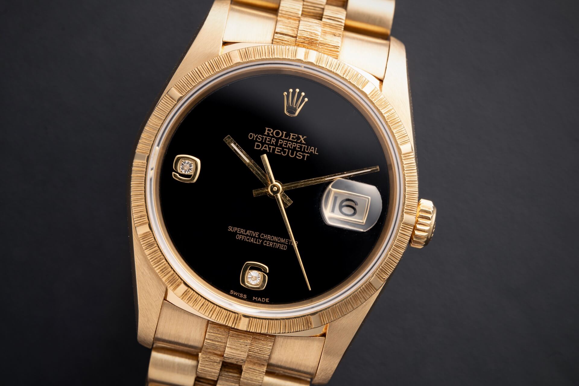 Rolex 16248 “Bark” Onyx Datejust