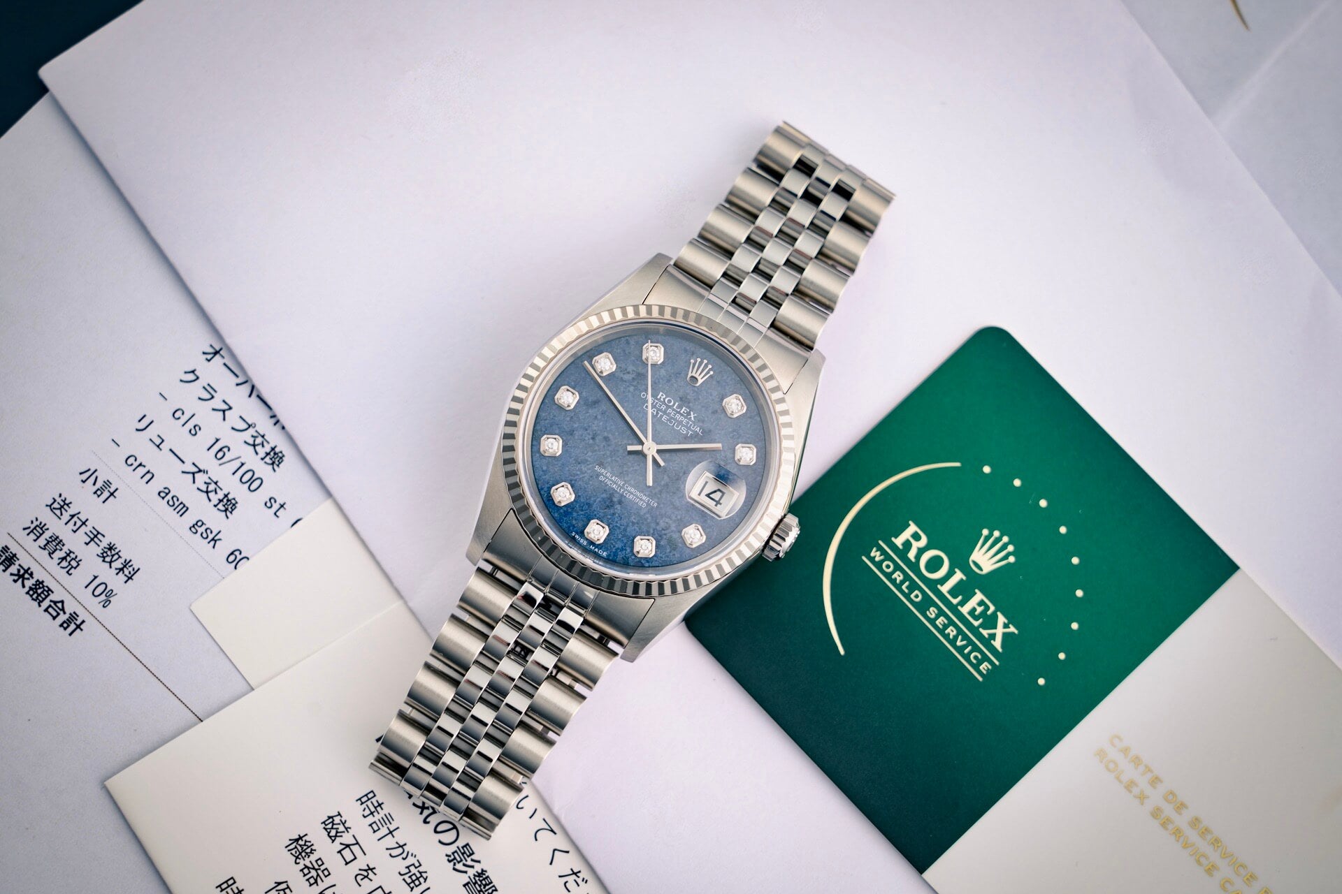 Datejust Sodalite Diamond dial